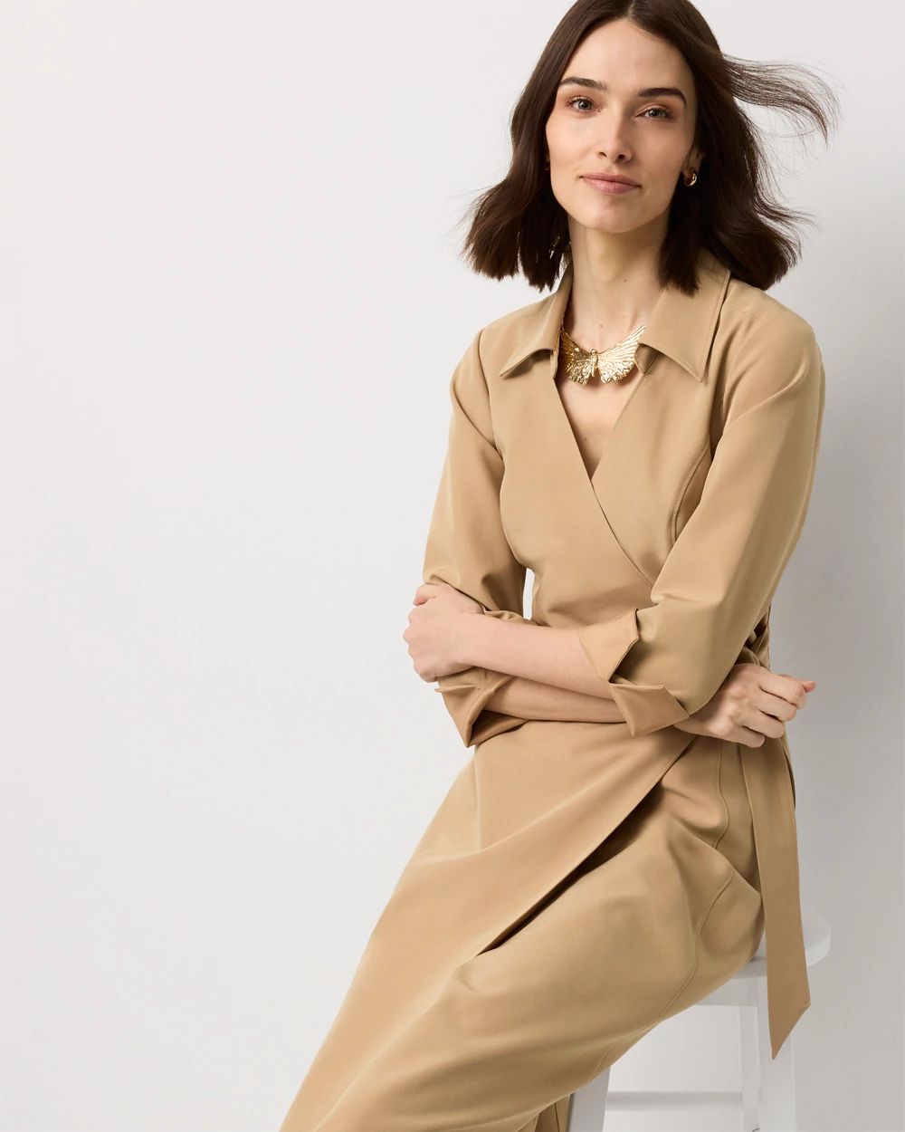 Petite Wrap Dress | White House Black Market